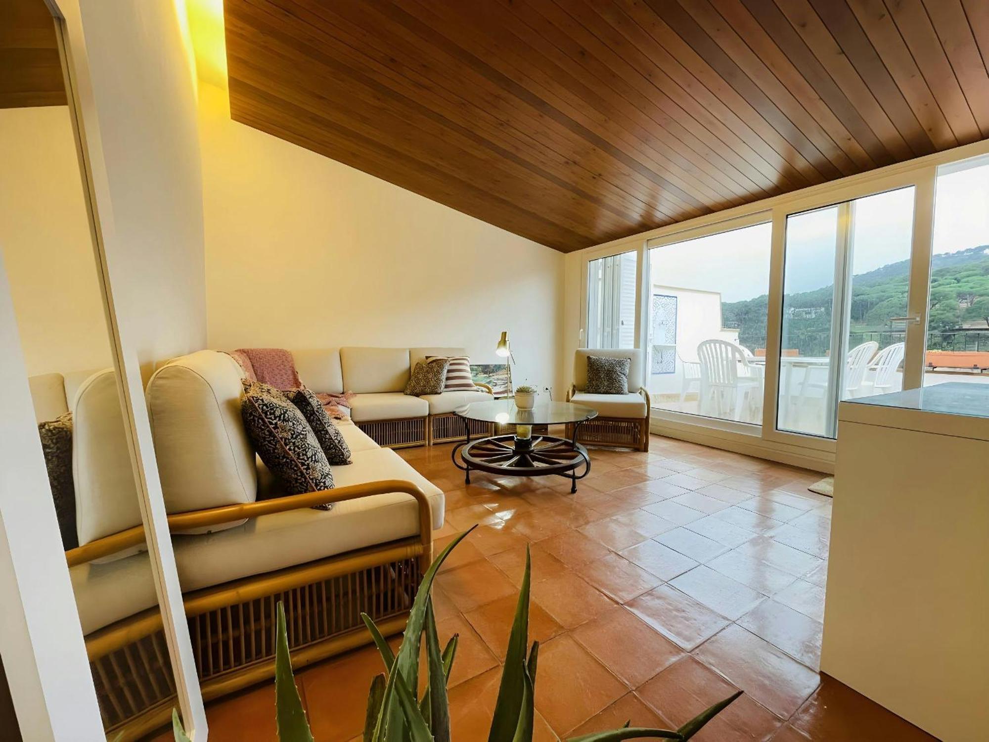Tamariu Platja - Penthouse On Passeig Del Mar. Apartment Luaran gambar