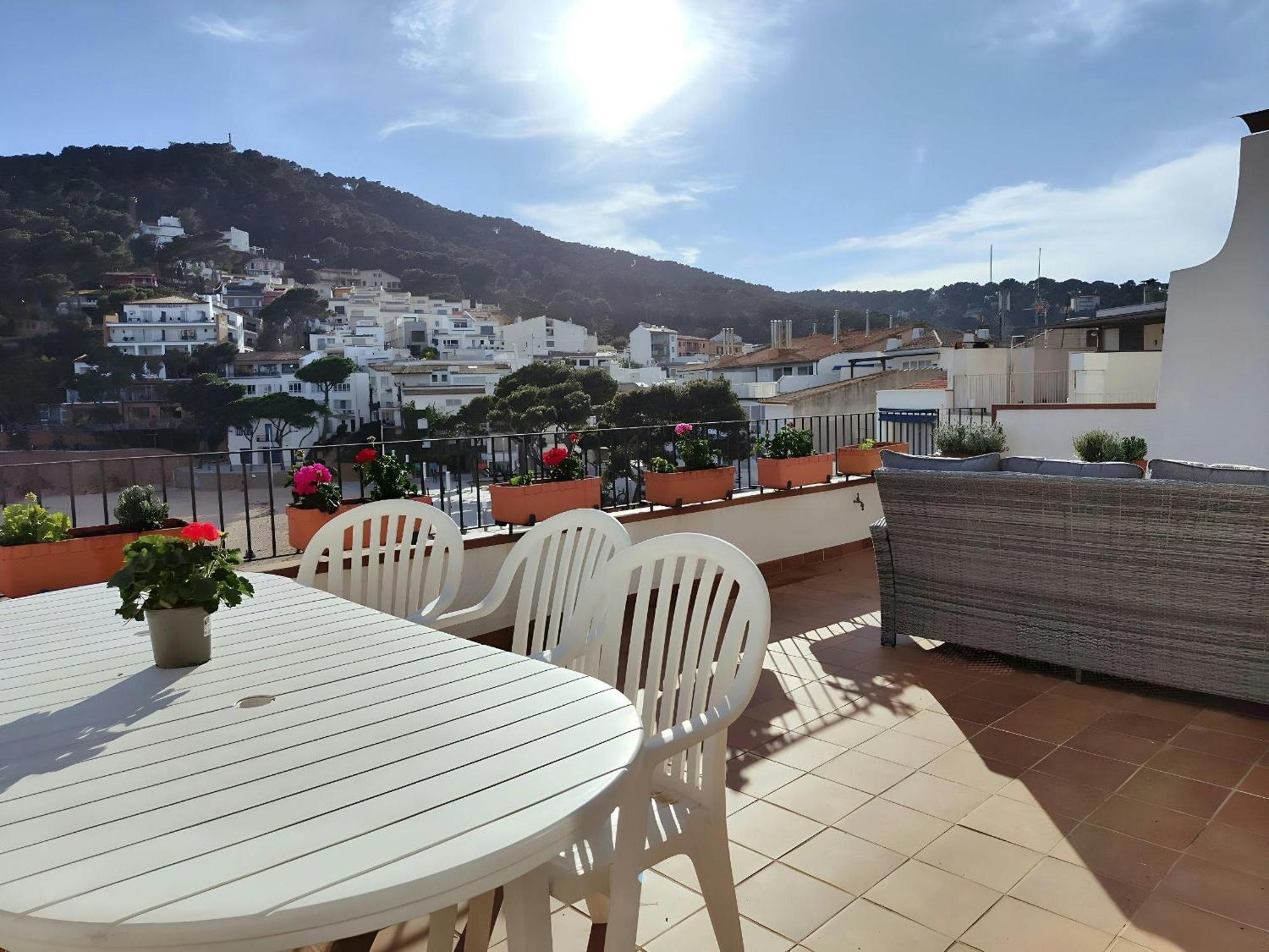 Tamariu Platja - Penthouse On Passeig Del Mar. Apartment Luaran gambar