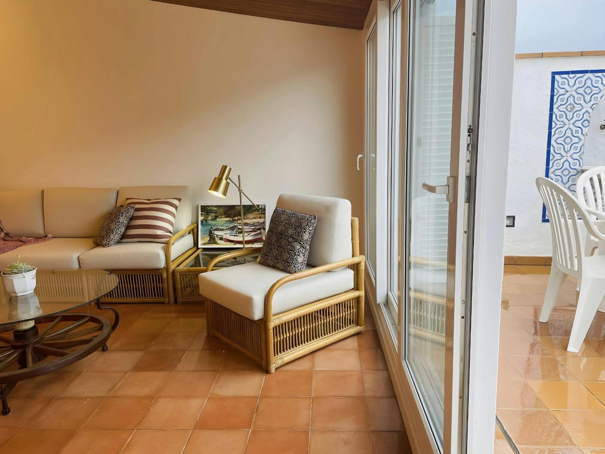 Tamariu Platja - Penthouse On Passeig Del Mar. Apartment Luaran gambar